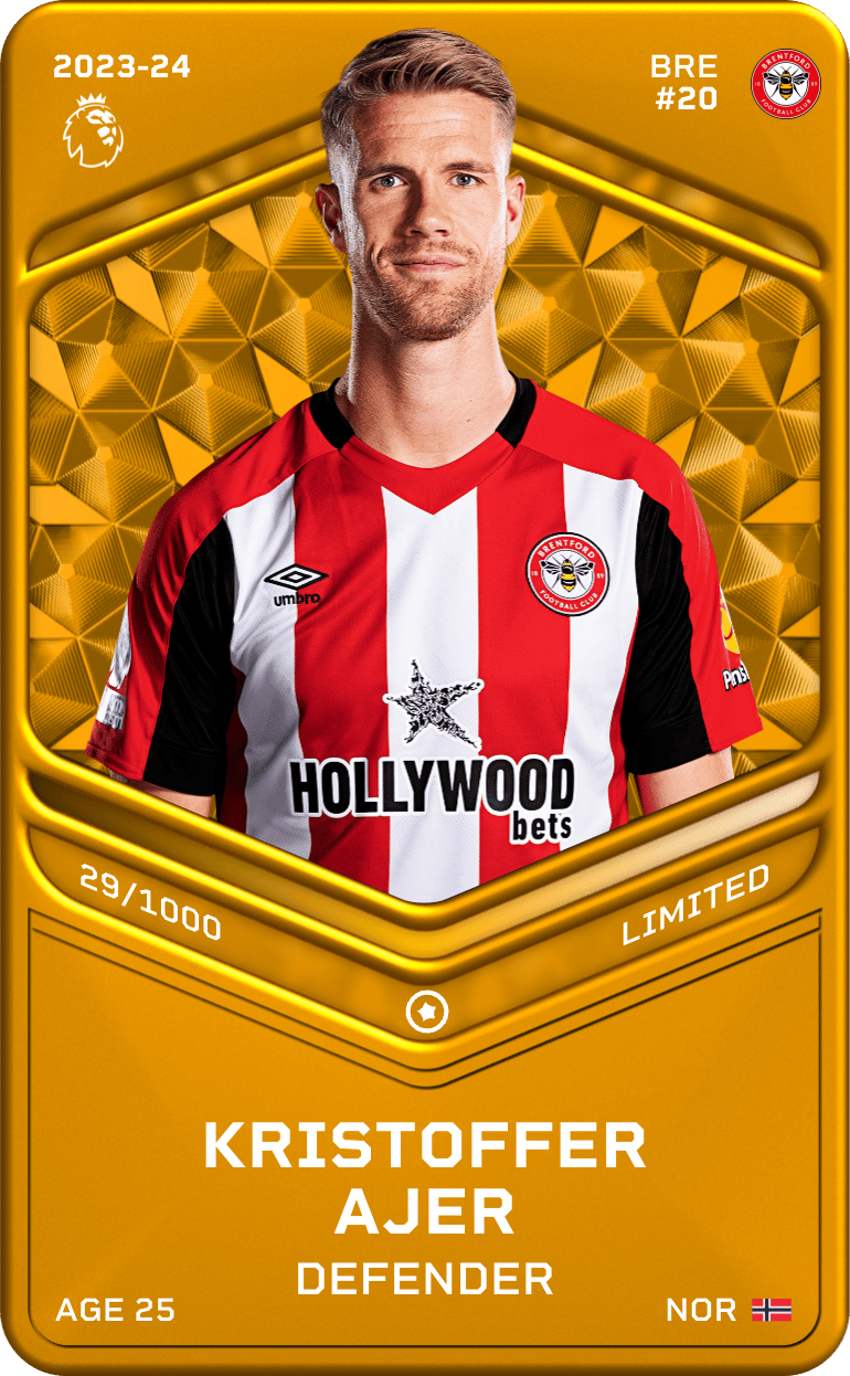 Kristoffer Ajer 2023-24 • Limited 29/1000