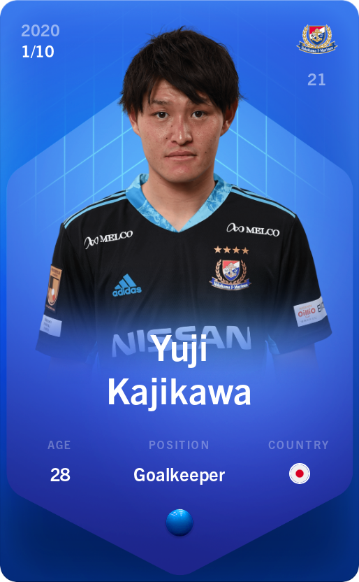 Sorare - Sorare Official - Yuji Kajikawa 2020-21 • Super Rare 1/10 - NFT # 39734556942086522133076063699953110193265900429011589788725525217117546365617