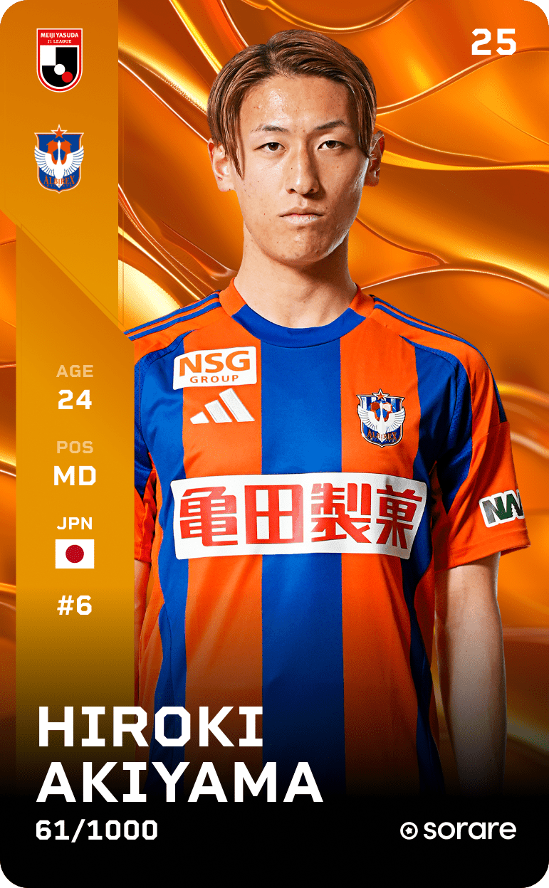Hiroki Akiyama 2025-26 • Limited 61/1000