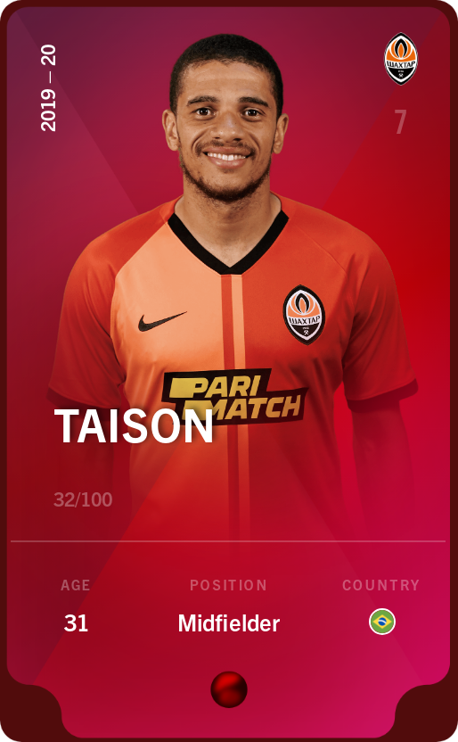 Sorare - Sorare Official - Taison 2019-20 • Rare 32/100 - NFT # 30409004915874608761098957639192357544931995962453877328693851375335673709147