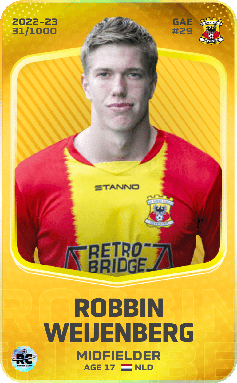 Robbin Weijenberg 2022-23 • Limited 31/1000