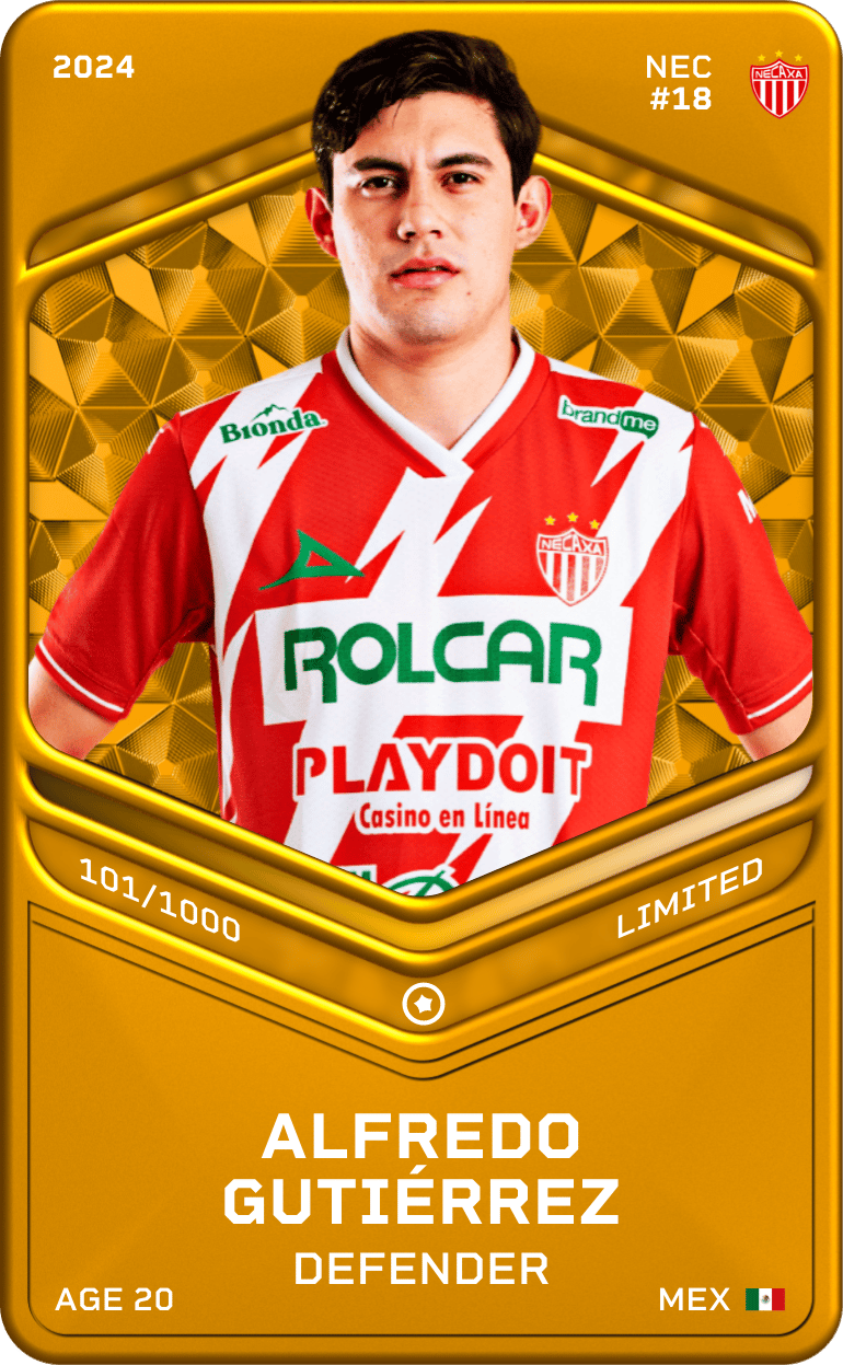 Alfredo Gutiérrez 2024-25 • Limited 101/1000