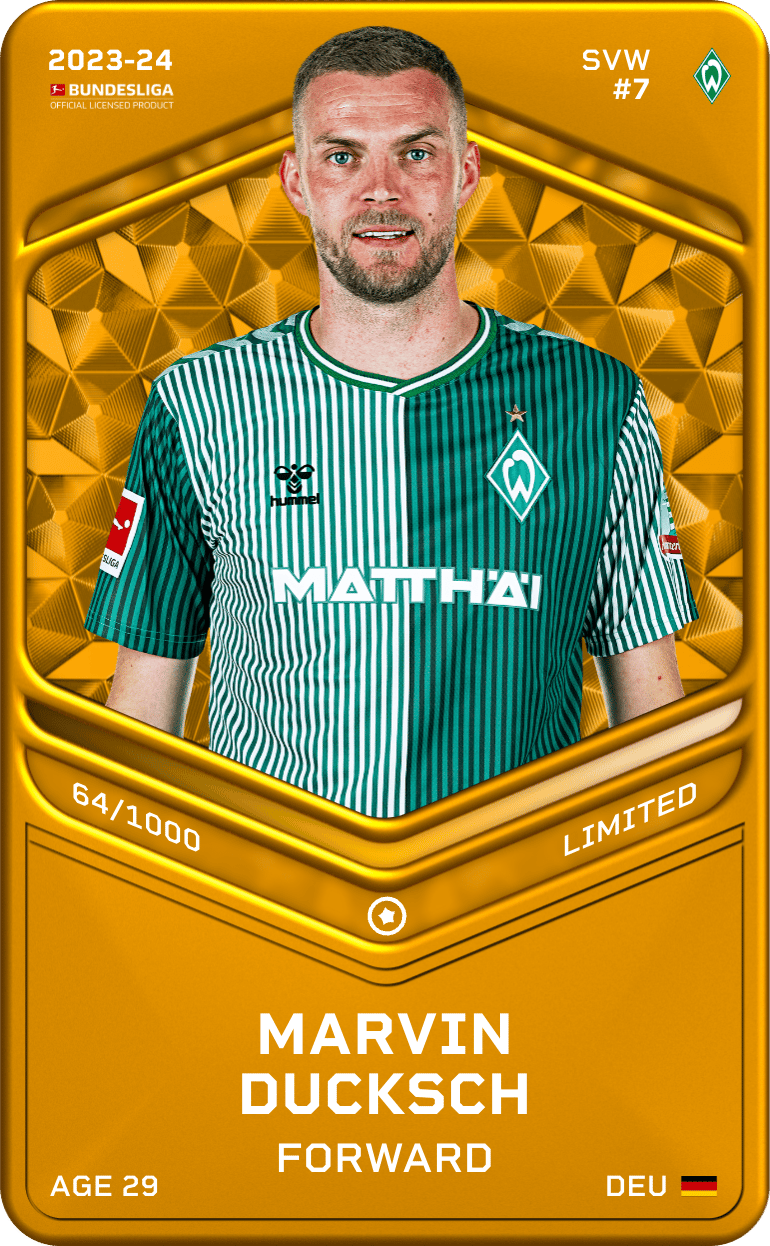 Marvin Ducksch 2023-24 • Limited 64/1000