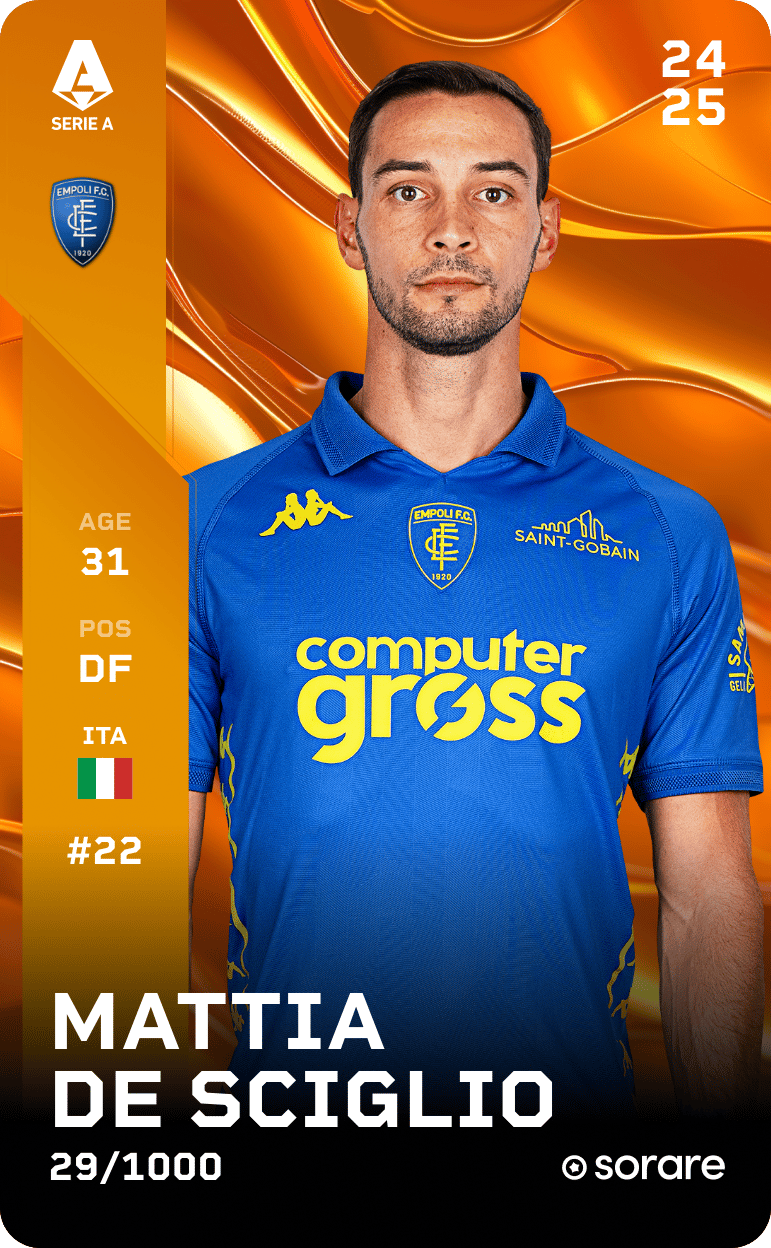 Mattia De Sciglio 2024-25 • Limited 29/1000