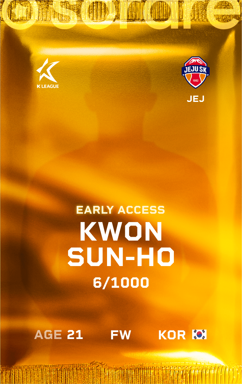 Kwon Sun-Ho 2025-26 • Limited 6/1000