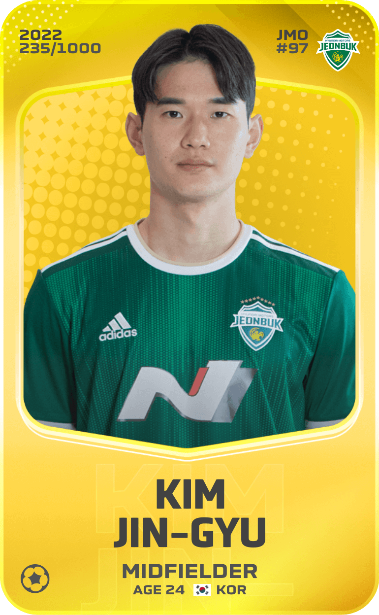 KIM JIN-GYU 2022-23 • Limited 235/1000