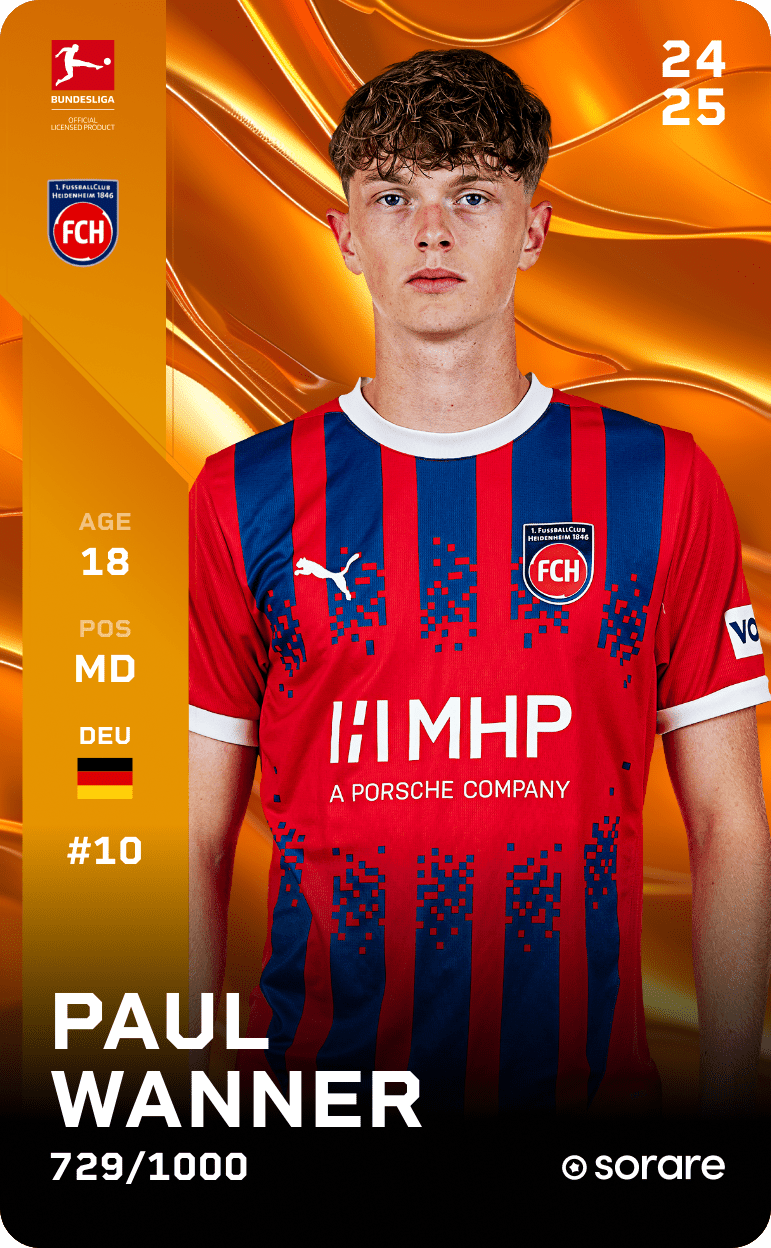Paul Wanner 2024-25 • Limited 729/1000