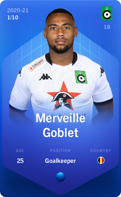 Sorare - Sorare Official - Merveille Goblet 2020-21 • Super Rare 1/10 - NFT # 105326122741059949935326663628662437005886743624202598752103787564772237097254