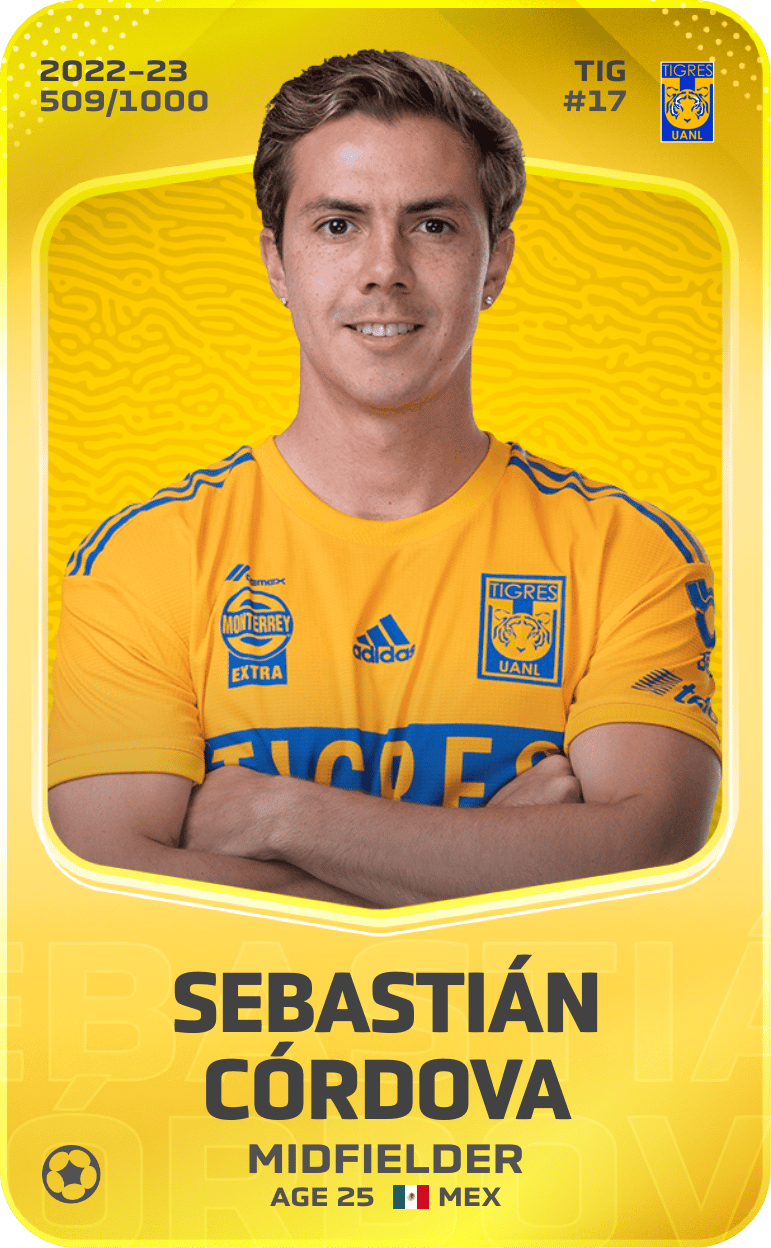 Sebastián Córdova 2022-23 • Limited 509/1000