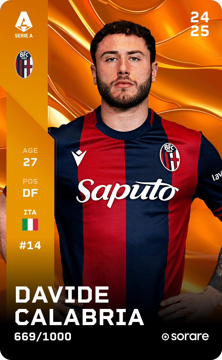 Davide Calabria 2024-25 • Limited 669/1000