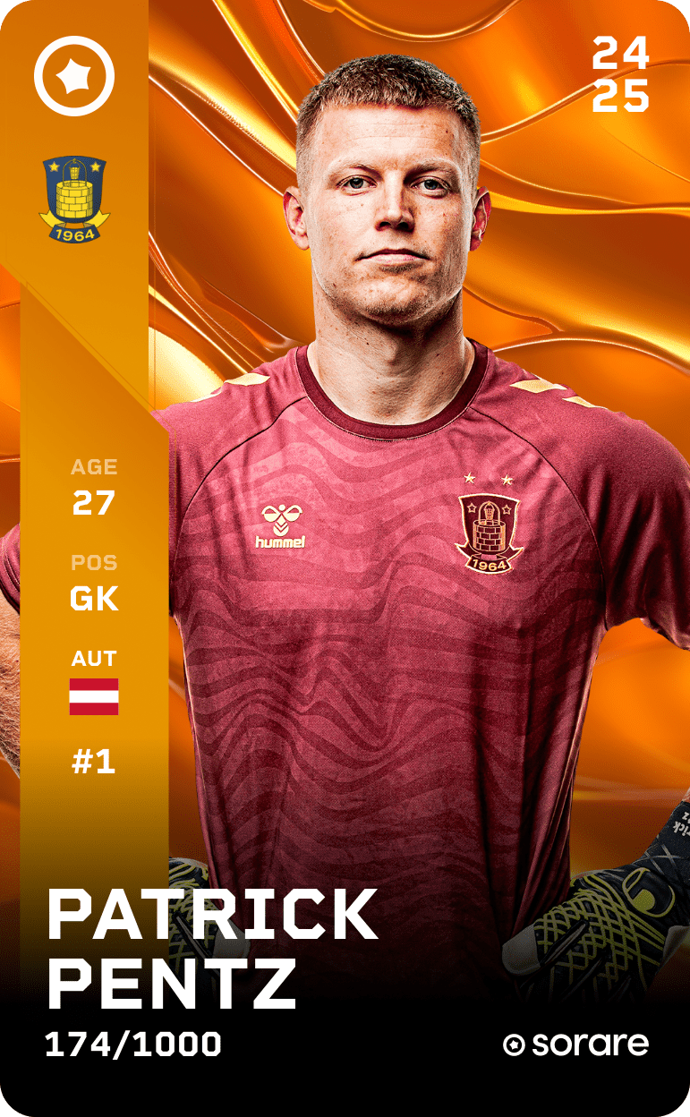 Patrick Pentz 2024-25 • Limited 174/1000