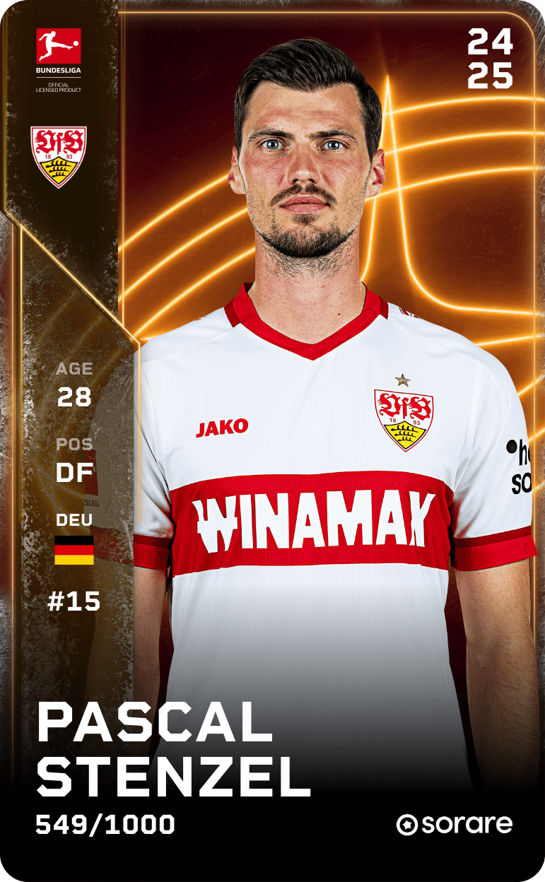 Pascal Stenzel 2024-25 • Limited 549/1000