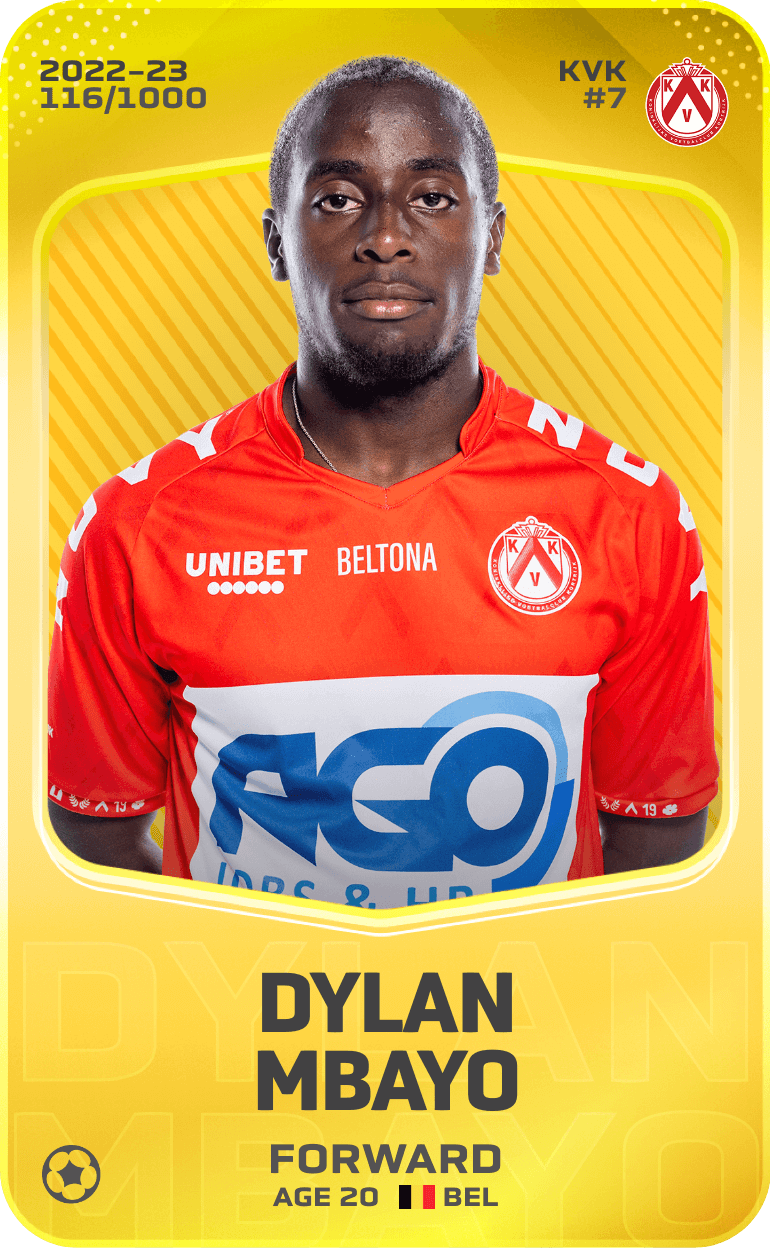 Dylan Mbayo 2022-23 • Limited 116/1000