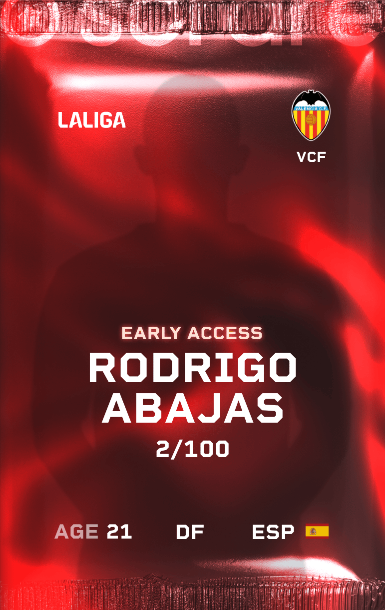 Rodrigo Abajas 2024-25 • Rare 2/100