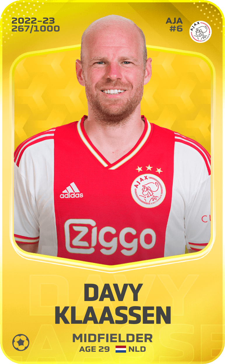 Davy Klaassen 2022-23 • Limited 267/1000
