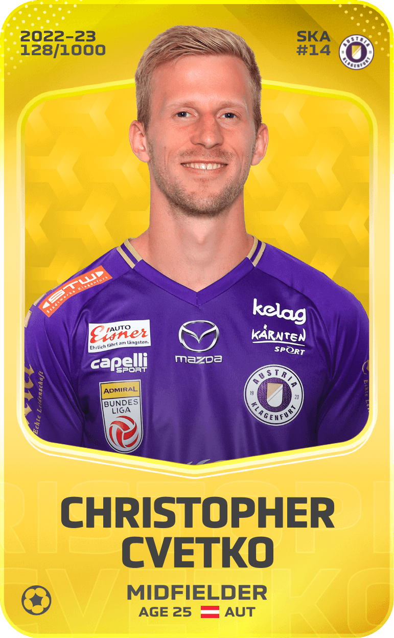 Christopher Cvetko 2022-23 • Limited 128/1000