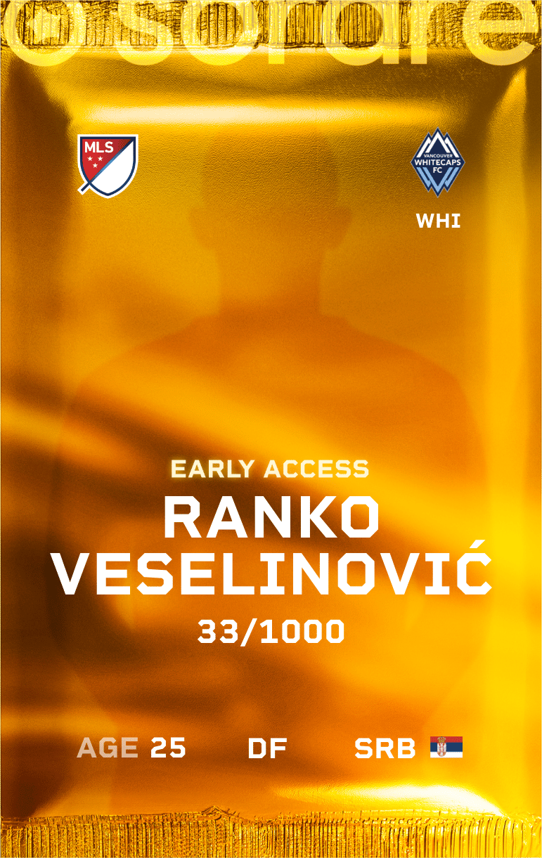 Ranko Veselinovic 2025-26 • Limited 33/1000