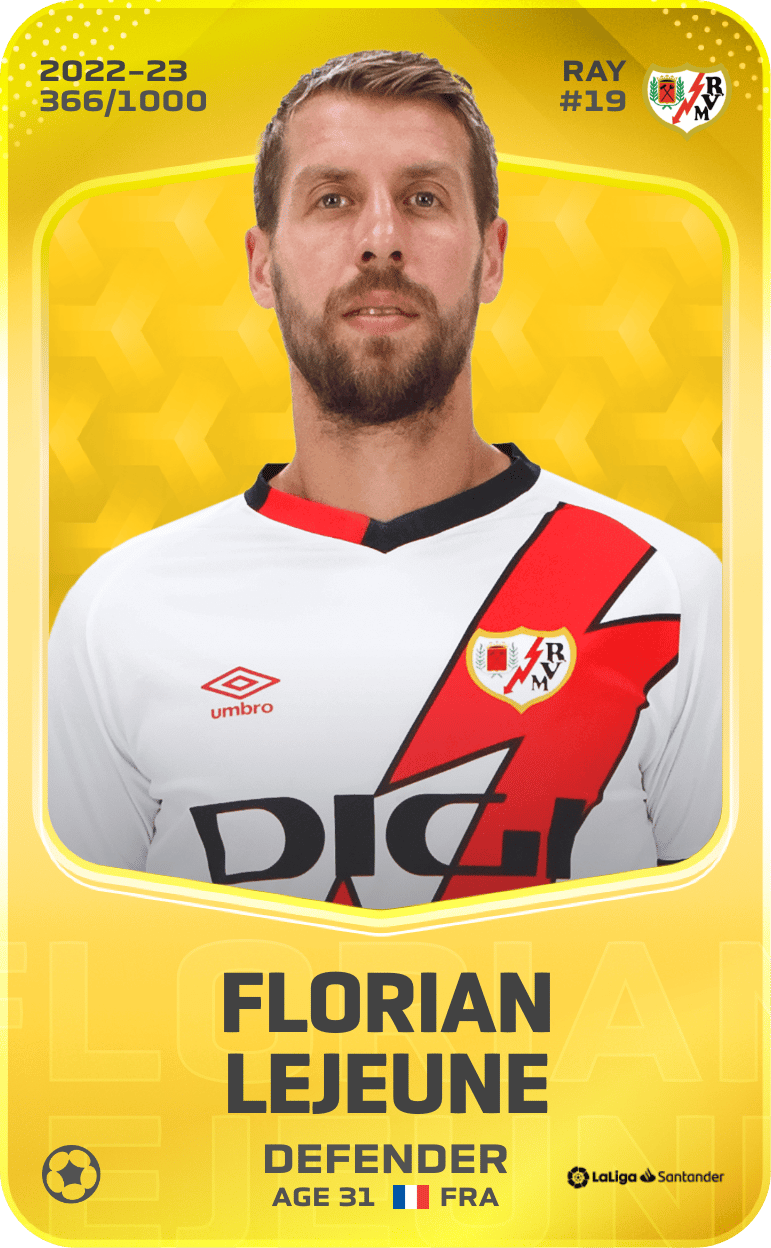 Florian Lejeune 2022-23 • Limited 366/1000