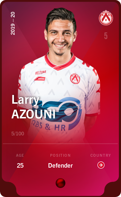 Sorare - Sorare Official - Larry Azouni 2019-20 • Rare 5/100 - NFT # 22713841943801203137810463122397234695557911768834118043278258286024256557150
