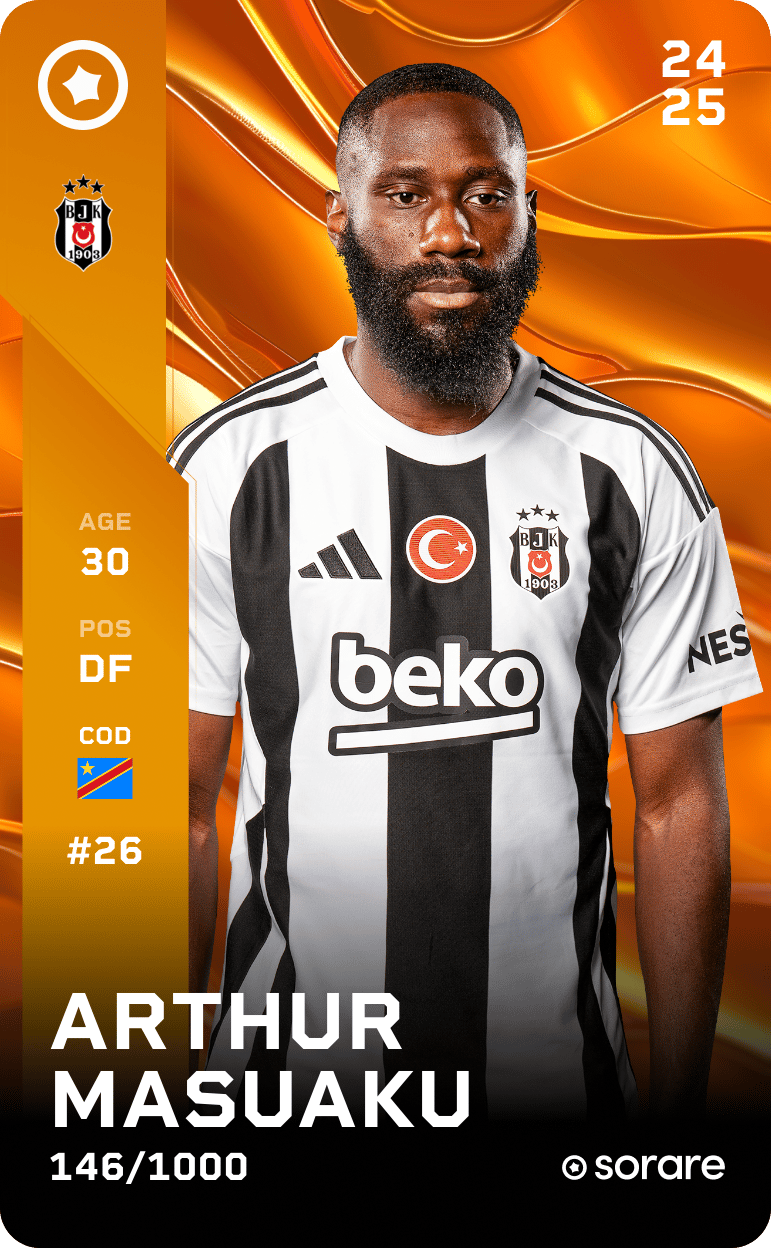 Arthur Masuaku 2024-25 • Limited 146/1000