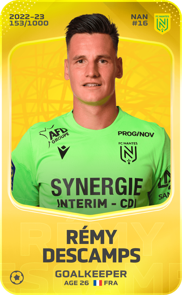 Rémy Descamps 2022-23 • Limited 153/1000