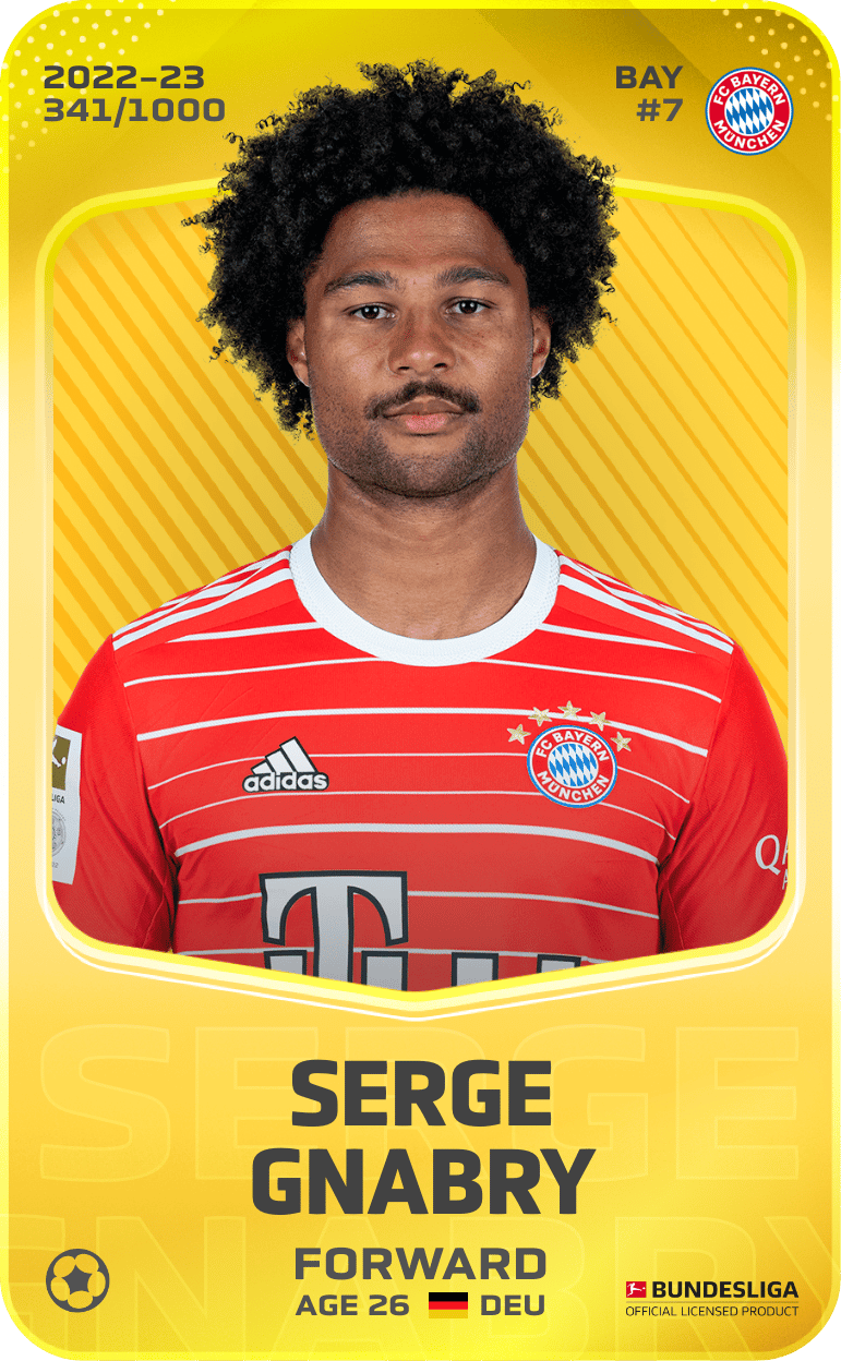 Serge Gnabry 2022-23 • Limited 341/1000