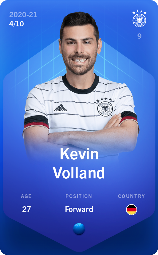 Sorare - Sorare Official - Kevin Volland 2020-21 • Super Rare 4/10 - NFT # 74551216272436541812606565318243868497133828527264608909952409700636707148953