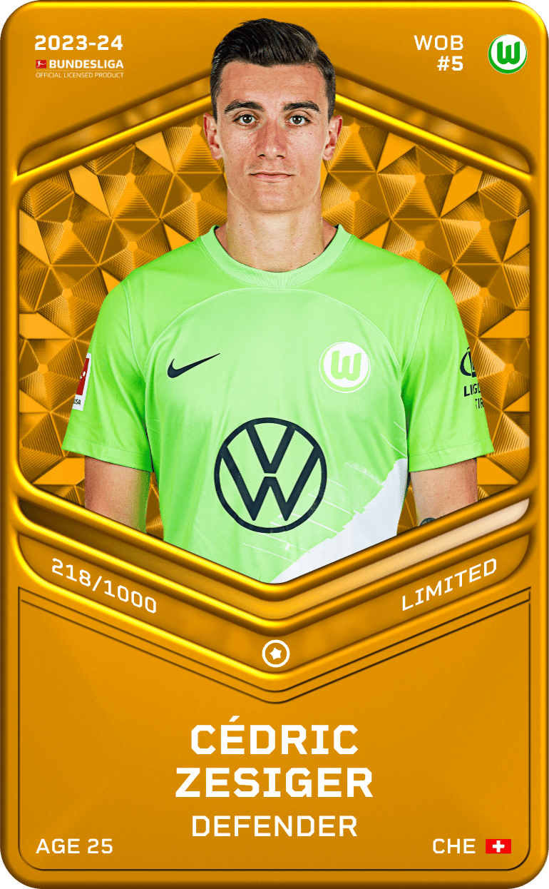 Cédric Zesiger 2023-24 • Limited 218/1000