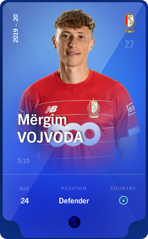 Sorare - Sorare Official - Mërgim Vojvoda 2019-20 • Super Rare 3/10 - NFT # 94015565891691006213283020808613495244776574277440316575125805433874563911863