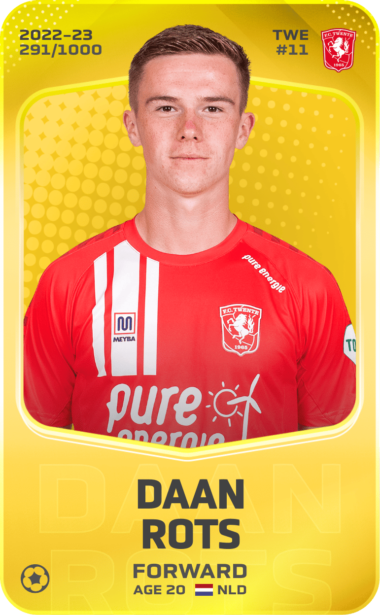 Daan Rots 2022-23 • Limited 291/1000