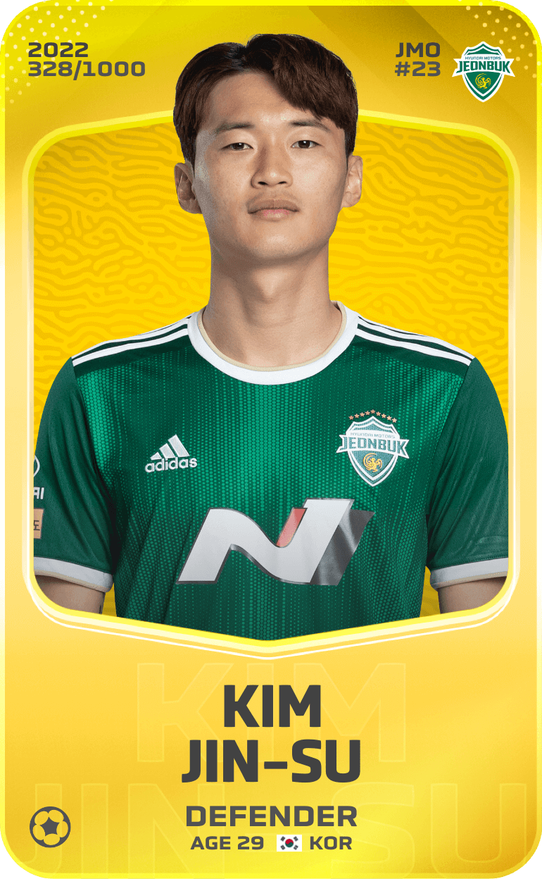 Kim Jin-Su 2022-23 • Limited 328/1000