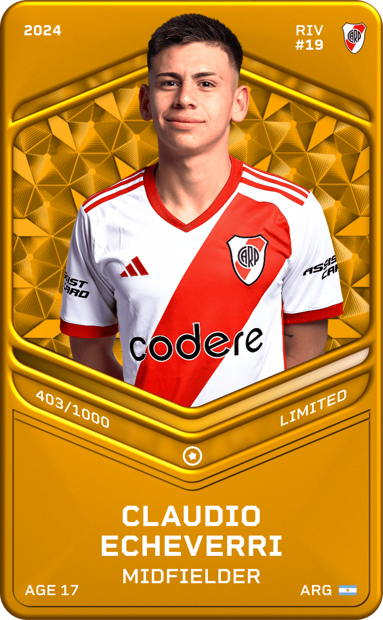 Claudio Echeverri 2024-25 • Limited 403/1000