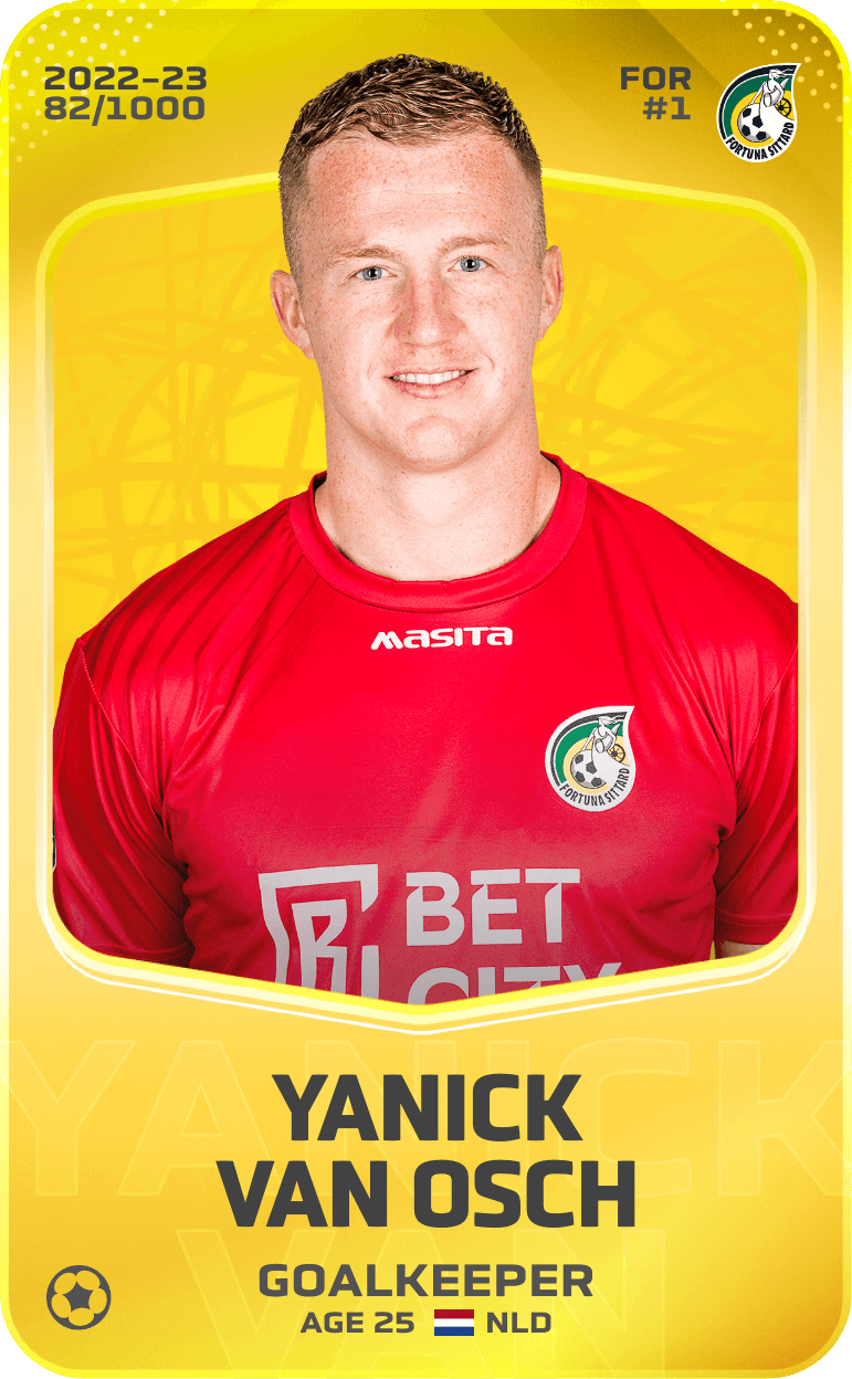 Yanick van Osch 2022-23 • Limited 82/1000
