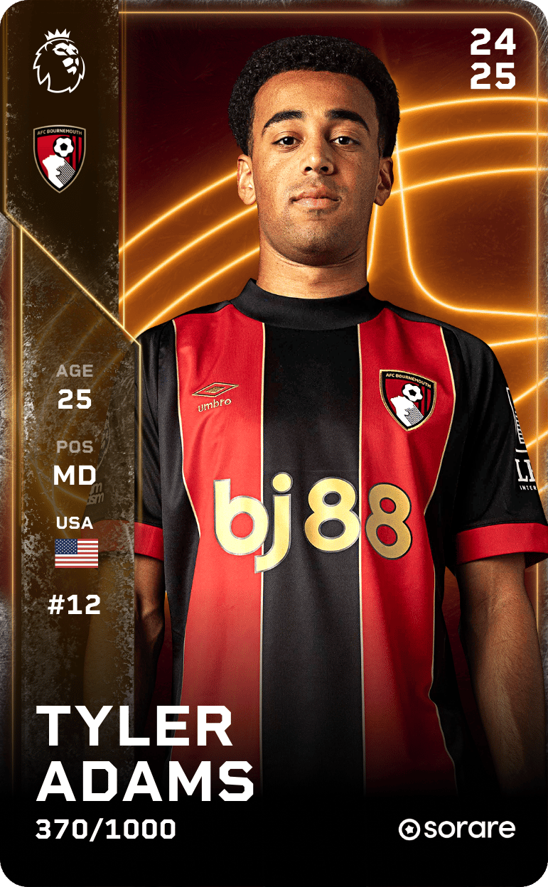 Tyler Adams 2024-25 • Limited 370/1000