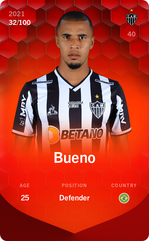 Sorare - Sorare Official - Bueno 2021-22 • Rare 32/100 - NFT # 15602476454579448731364728003279577487534882348048135094642217302651840311351