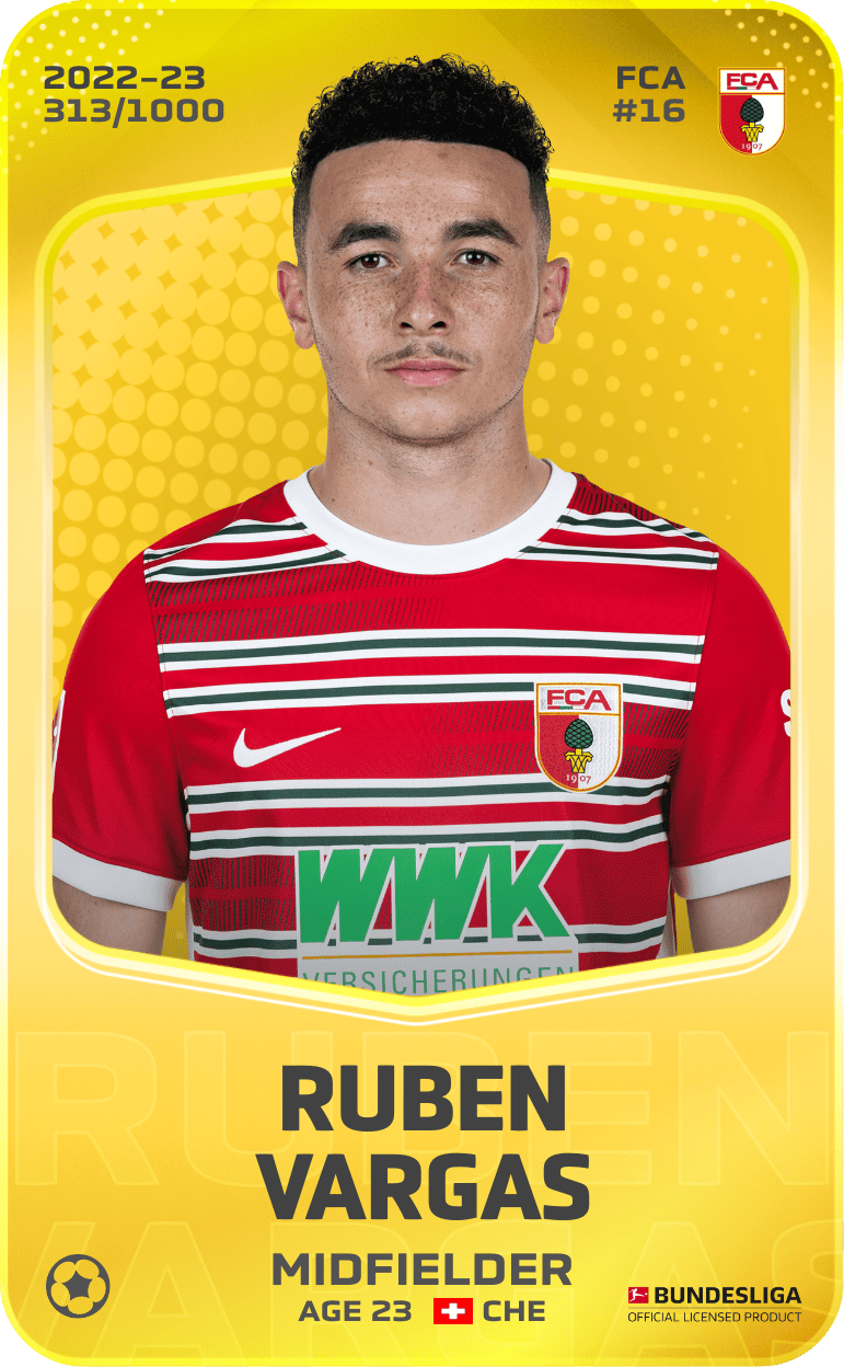 Ruben Vargas 2022-23 • Limited 313/1000