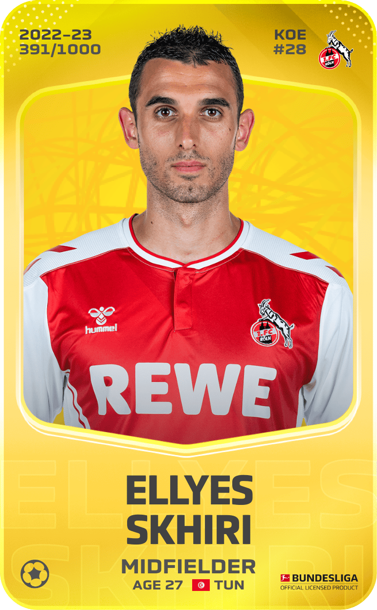 Ellyes Skhiri 2022-23 • Limited 391/1000