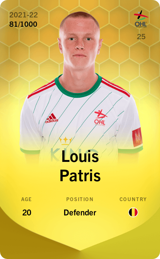 Louis Patris 2021-22 • Limited 81/1000