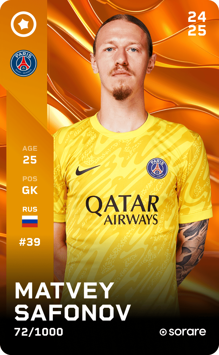 Matvey Safonov 2024-25 • Limited 72/1000