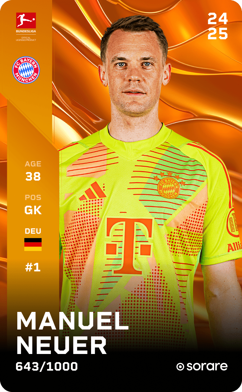 Manuel Neuer 2024-25 • Limited 643/1000