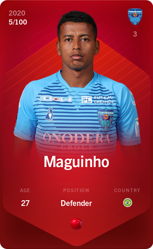 Sorare - Sorare Official - Maguinho 2020-21 • Rare 5/100 - NFT # 84315851152951208961148356499260637206680370912381249966554877276983039195259