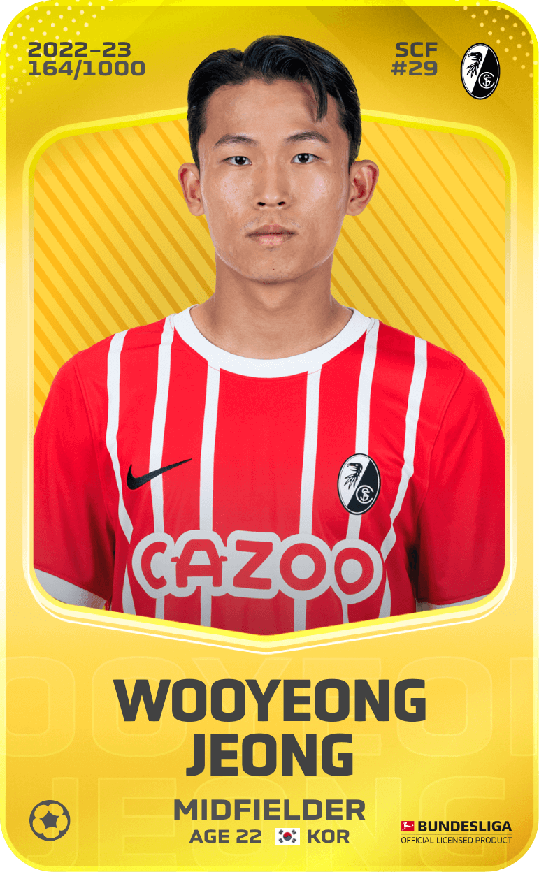 Wooyeong Jeong 2022-23 • Limited 164/1000