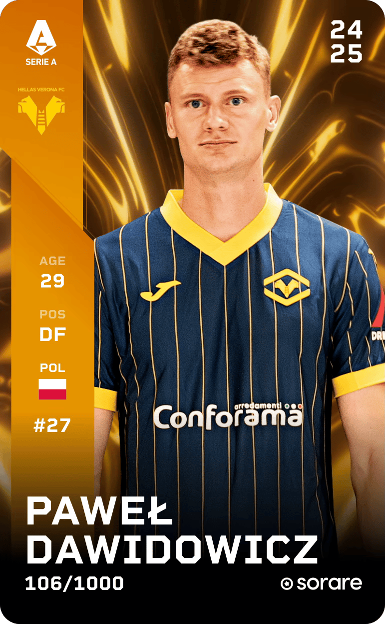 Paweł Dawidowicz 2024-25 • Limited 106/1000