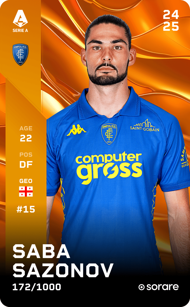 Saba Sazonov 2024-25 • Limited 172/1000