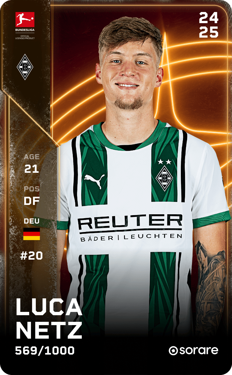 Luca Netz 2024-25 • Limited 569/1000