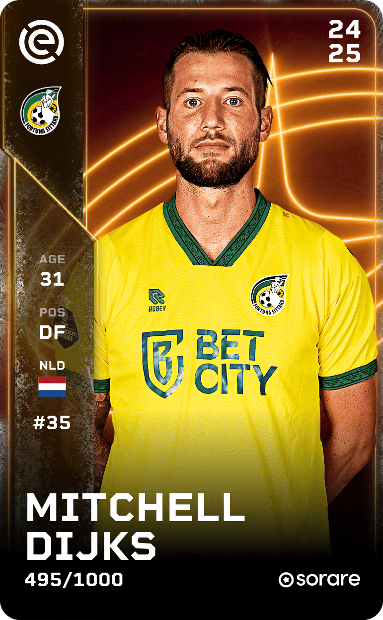 Mitchell Dijks 2024-25 • Limited 495/1000