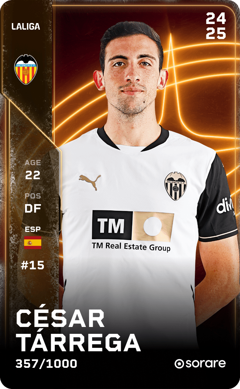 César Tárrega 2024-25 • Limited 357/1000