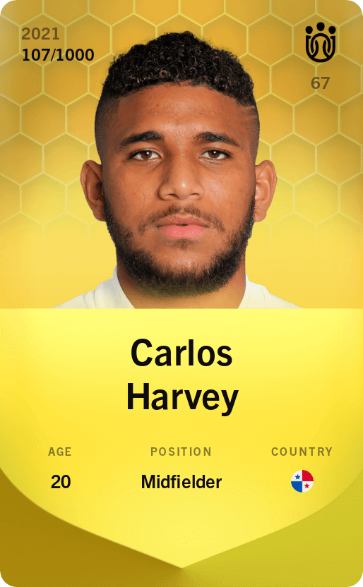 Carlos Harvey 2021-22 • Limited 107/1000