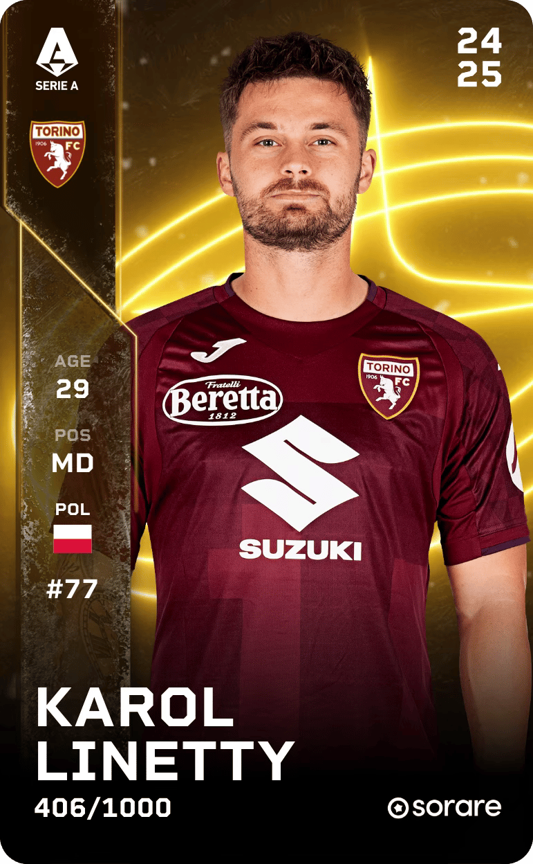 Karol Linetty 2024-25 • Limited 406/1000