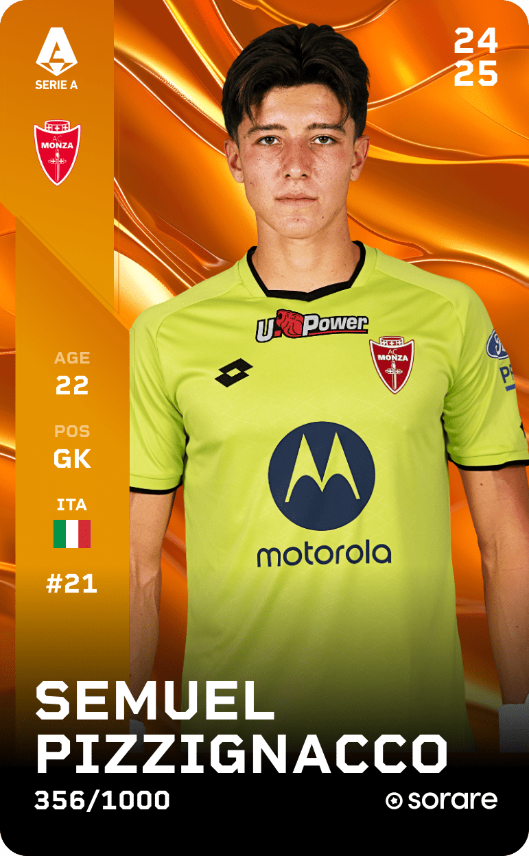 Semuel Pizzignacco 2024-25 • Limited 356/1000